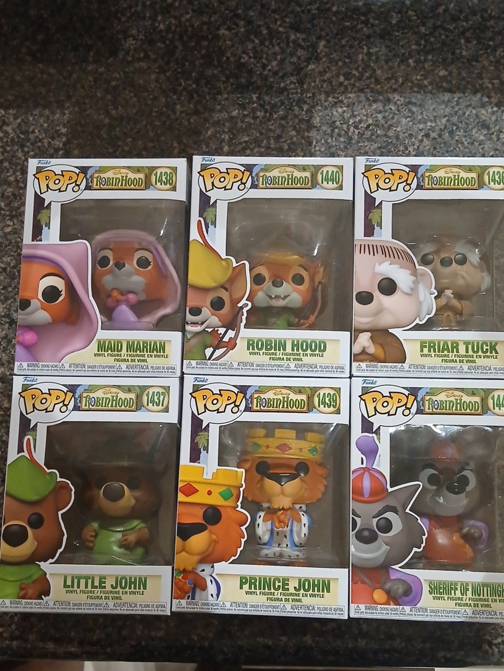 Funko Robin Hood Figures Full Set